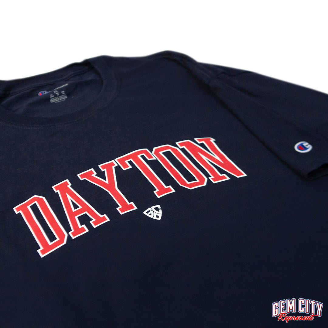 Dayton Arch Tee (navy) | Gem City Represent