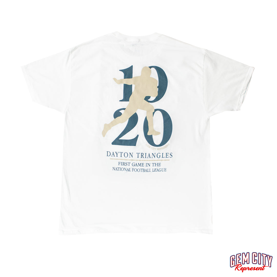 1920 Dayton Triangles Football Tee | Gem City Represent