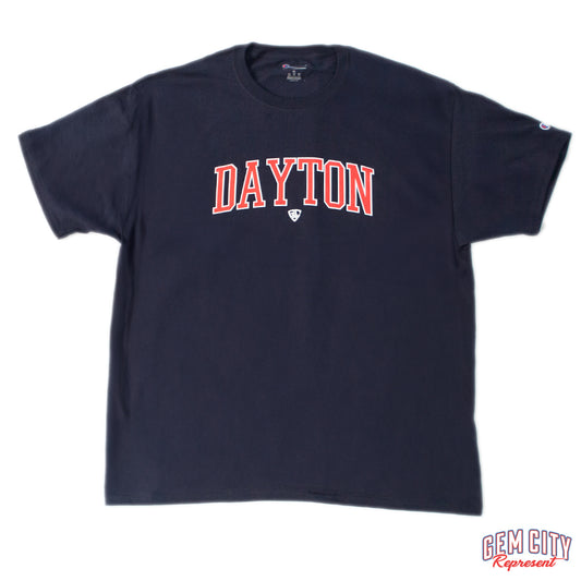 Dayton Arch Tee (navy) | Gem City Represent