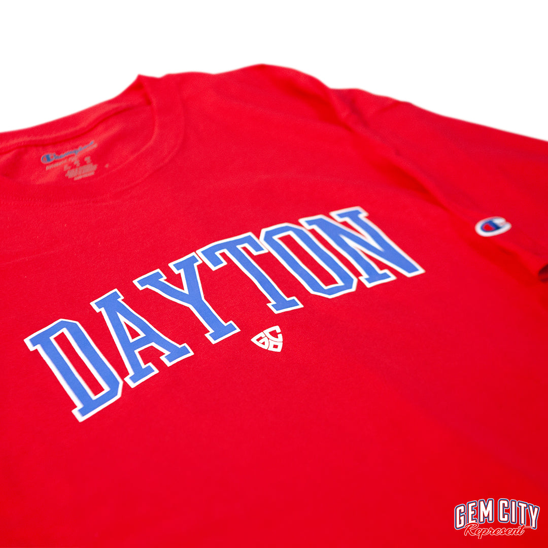 Dayton Arch Tee (red) | Gem City Represent