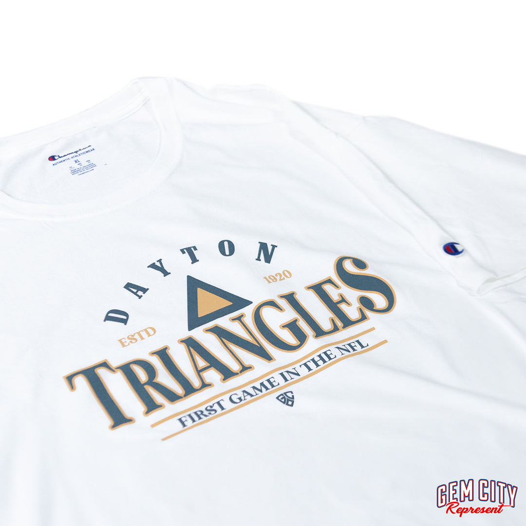 Dayton Triangles Vintage Football Tee | Gem City Represent